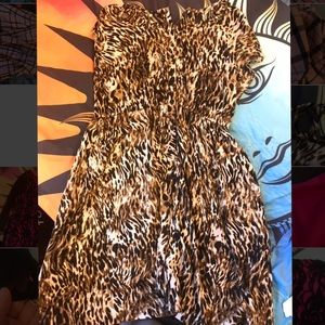 Animal print dress
